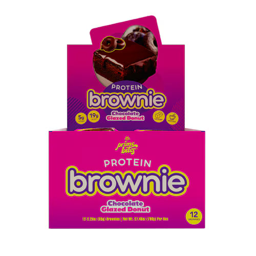 Protein Brownies Chocolate Glazed Donut