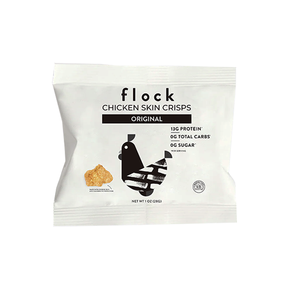 Flock Chicken Skin Crisps Original -- 2.5 oz