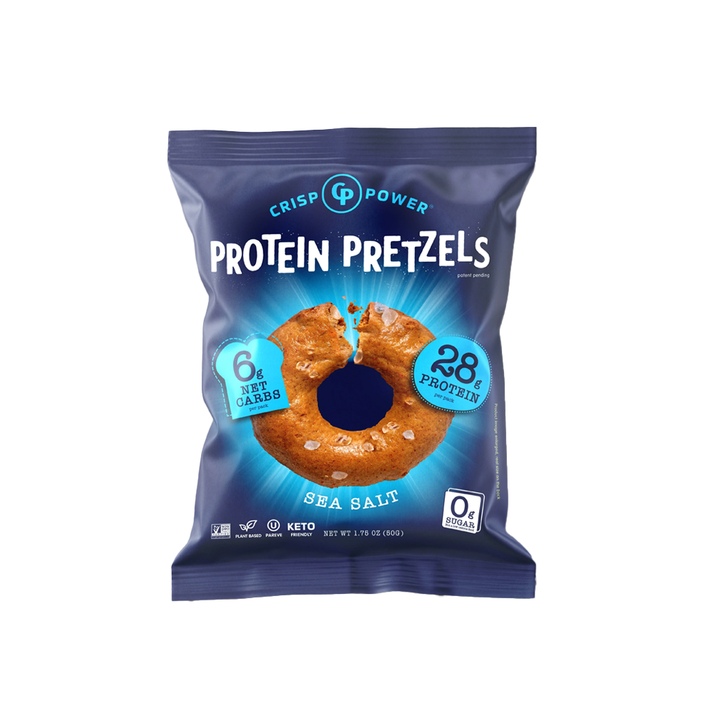 Crisp power Protein Pretzels Sea Salt